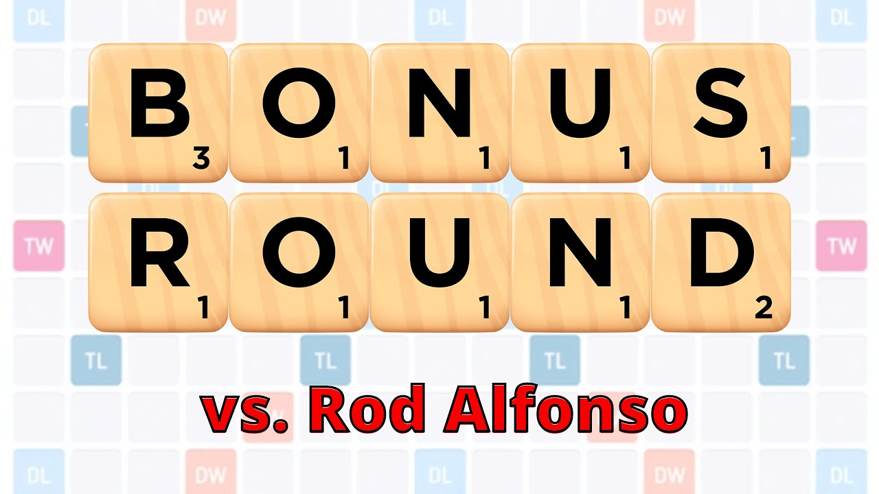 Scrabble GO Bonus Round vs Rod Alfonso