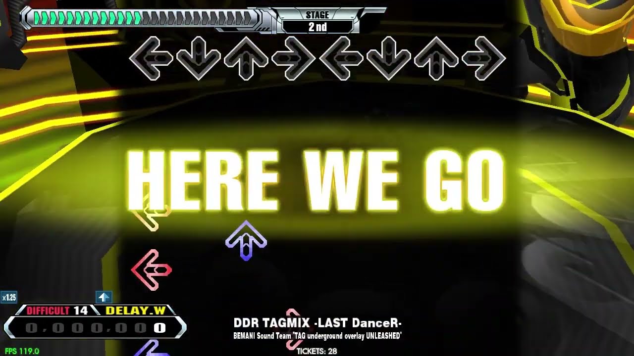 【LV14】DDR / DDR TAGMIX -LAST DanceR- - DIFFICULT DOUBLE with handclap