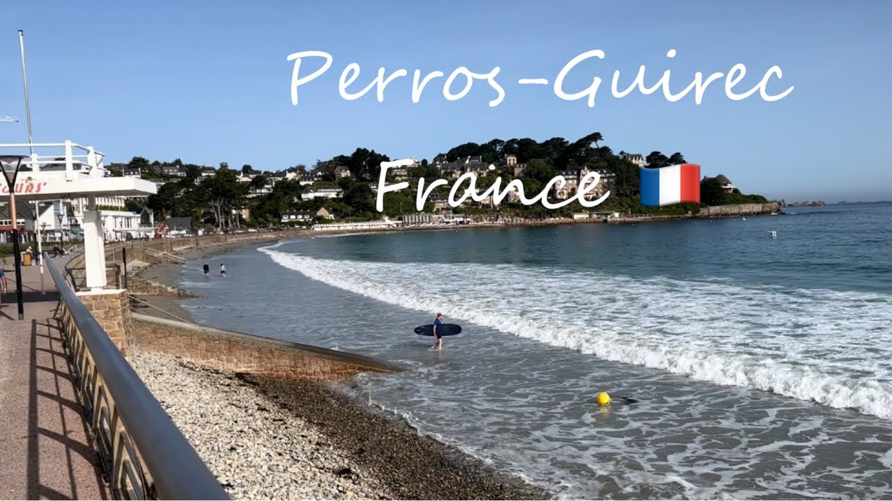 Perros-Guirec, Brittany Region of FRANCE région Bretagne Trestraou Beach