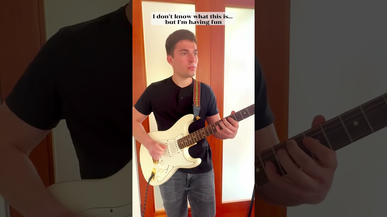 Just a guitar jam without a purpose 