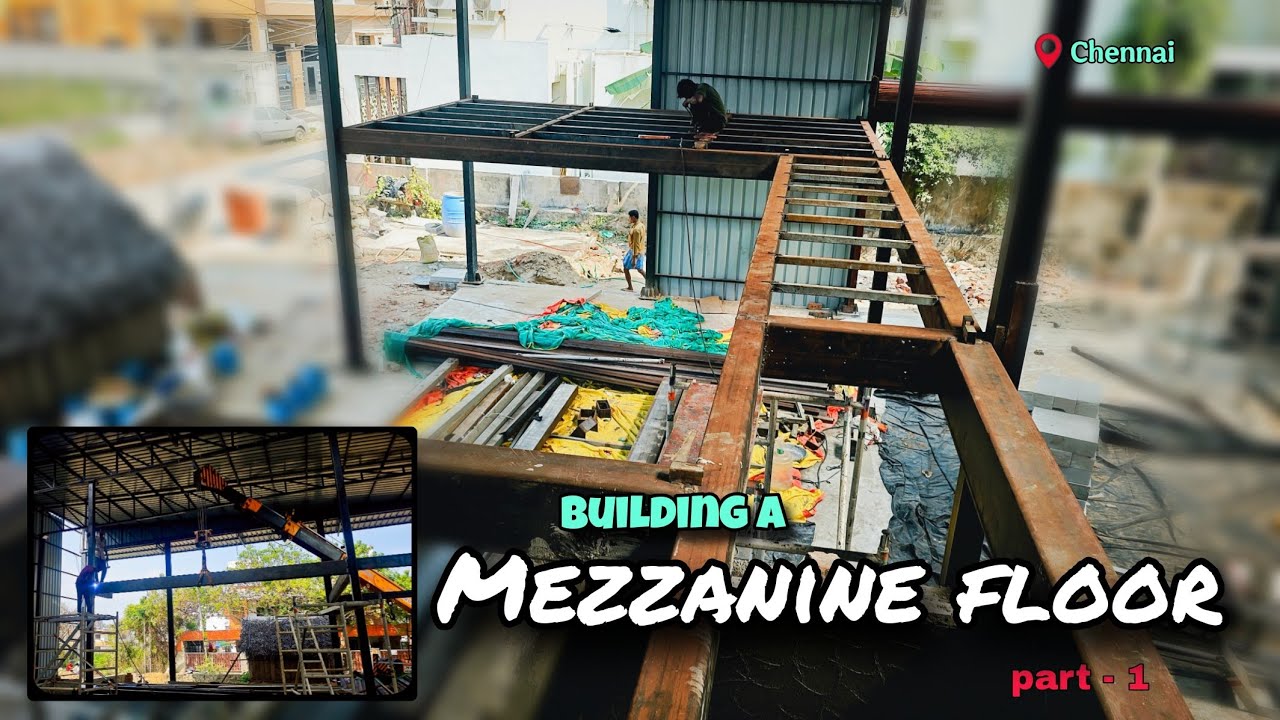 How we build this Mezzanine floor | process here | Contact:9025934987.