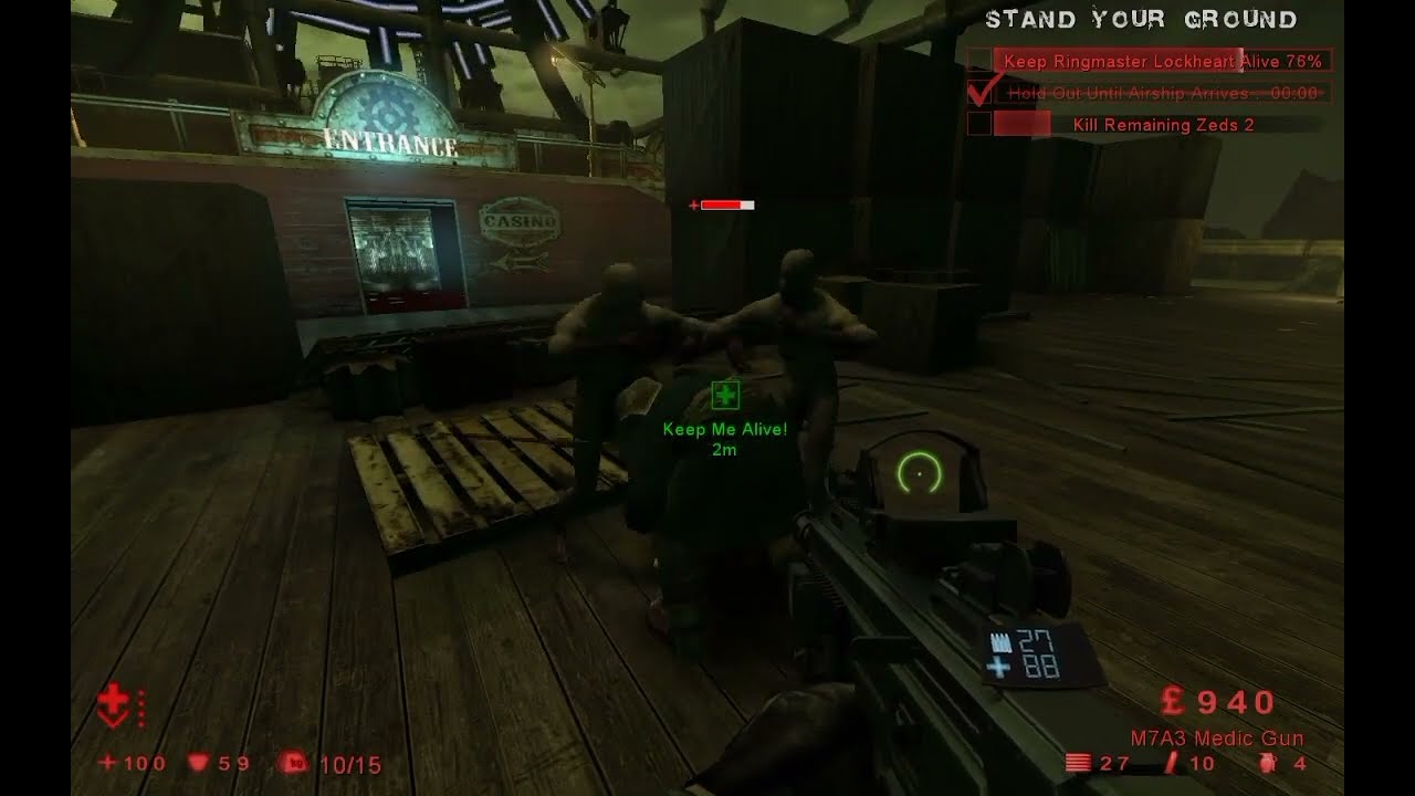 Killing Floor - How to Level up Medic on Solo (Read Desc)