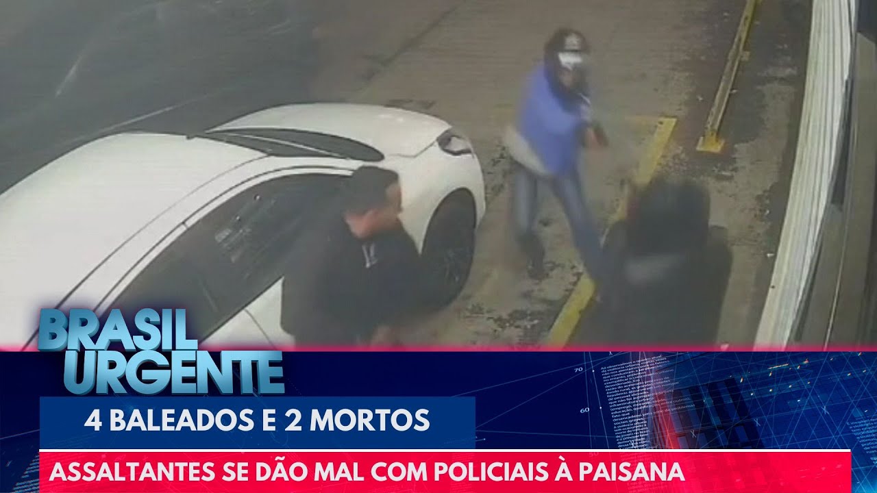 Em 24 horas: quatro criminosos baleados em tentativas de assaltos a policiais