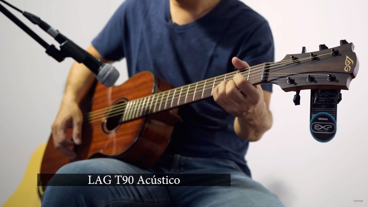 4Garage - Violão Lag T90 Parlor e Violão Lag T70 Folk