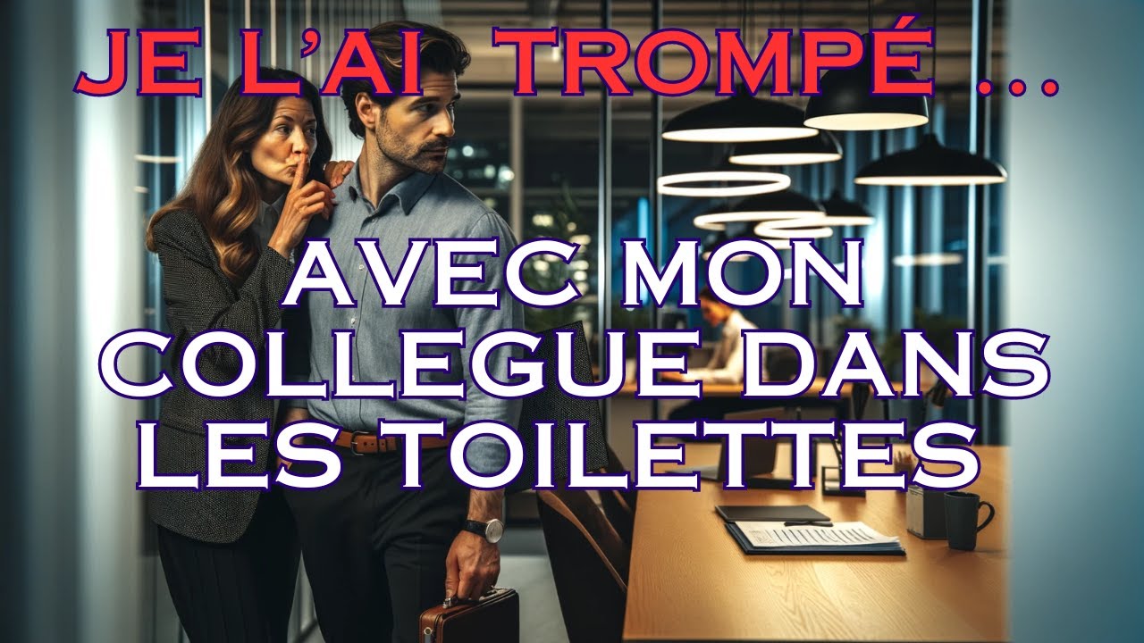 Je l'ai trompé avec mon collègue dans les toilettes de notre boite ….