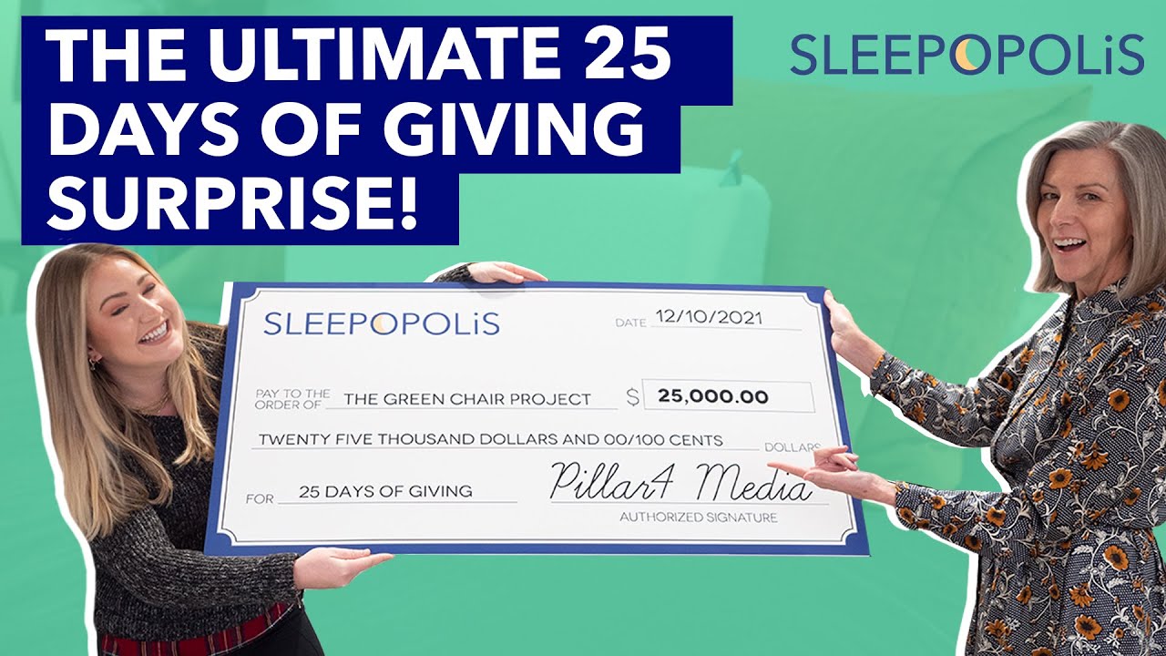 We Gave $25,000 To The Green Chair Project! - 25 Days of Giving Continues!