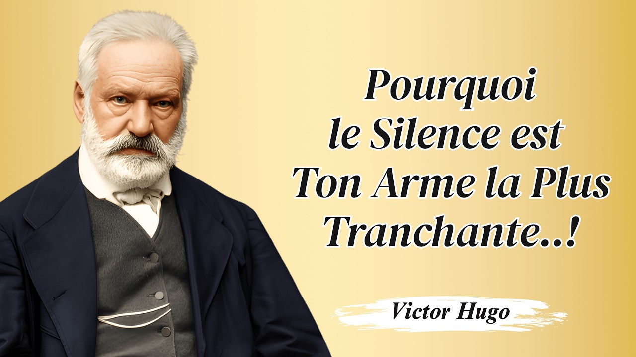 Pourquoi un Sage Apprend d'un Idiot : Toutes les Citations de Victor Hugo sur la Vie #victorhugo