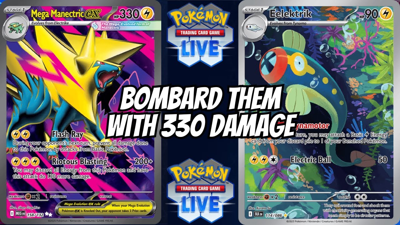 Mega Manectric шокирующе последователен
