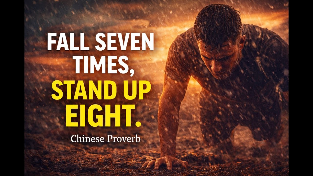 Fall Seven Times, Stand Up Eight | Chinese Proverb