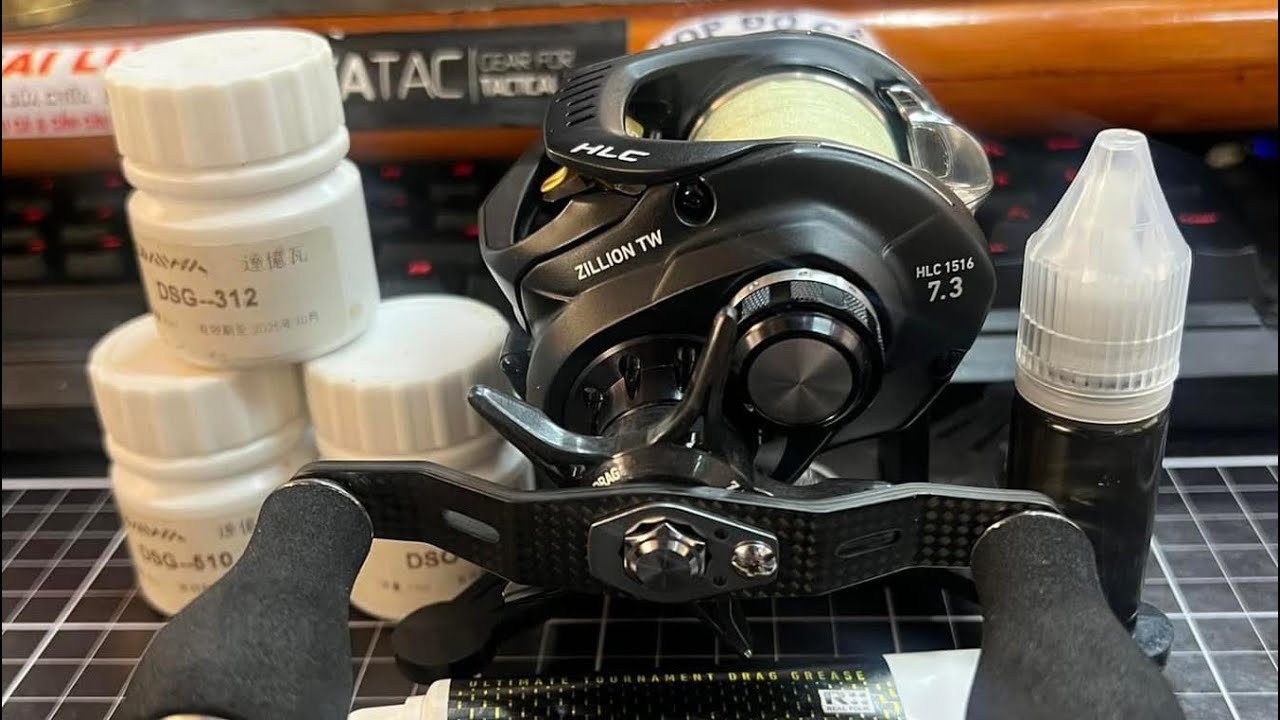 Vệ sinh bảo dưỡng Daiwa Zillion TW HLC 1516