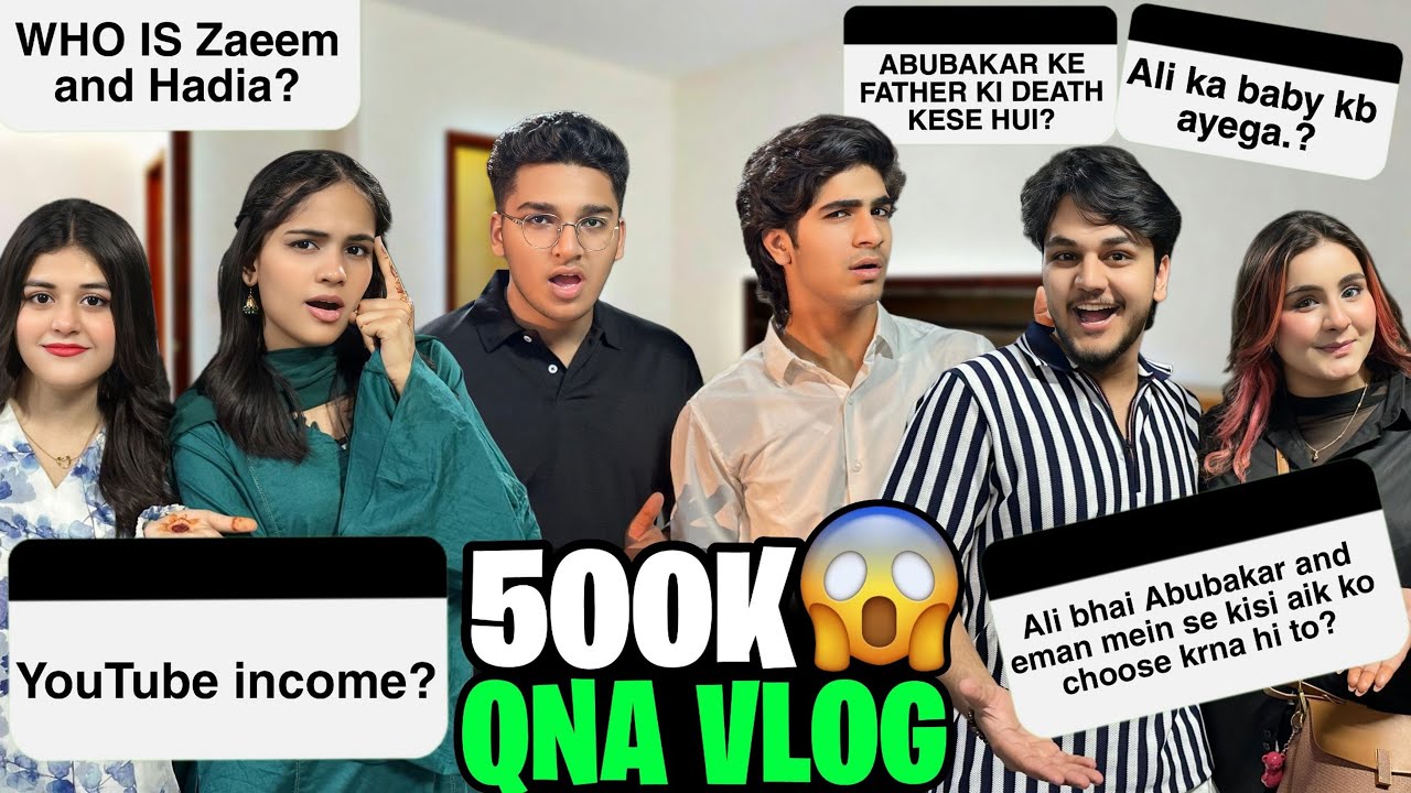 QnA MA SUB KA JAWAB DE DIYA // ALISHA ABUBAKAR KI SHADI ? RUMOURS KA ANSWER BHI DE DIYA