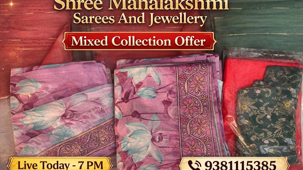 Shree Mahalakshmi Sarees And Jewellery  is live