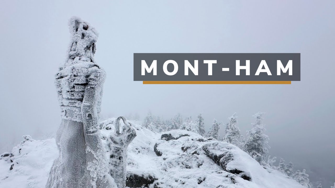 Frimas au sommet du Mont-Ham, tout est blanc! #randonn&eacute;e #montagne