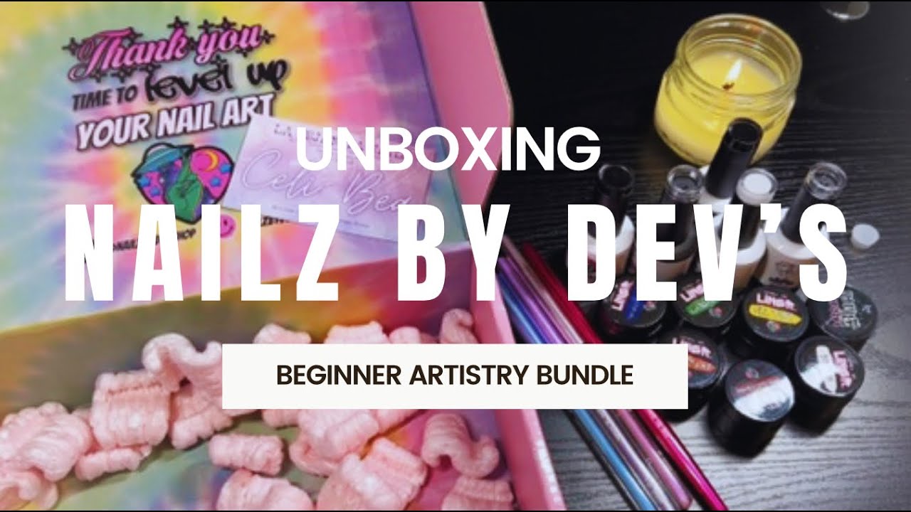 Unbox Beginner Artistry Bundle from Nails By Dev Shop w/ me!