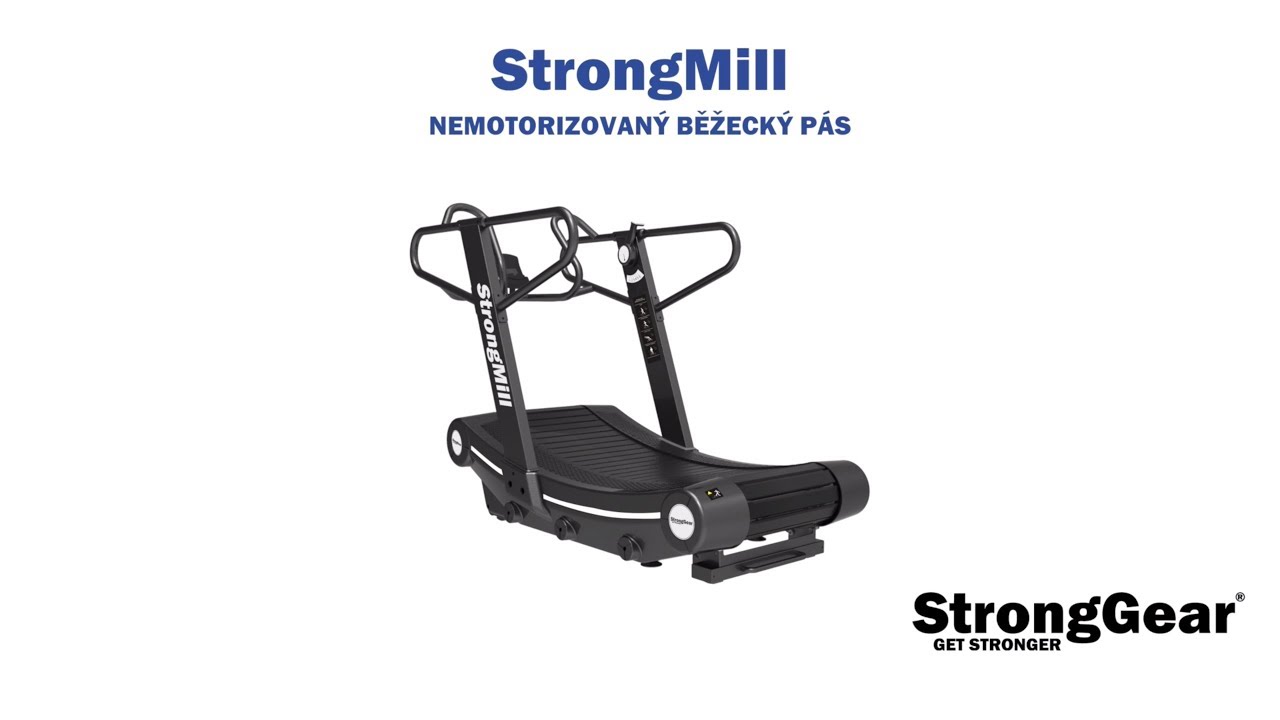 StrongMill - pruhnut&yacute; nemotorizovan&yacute; běžeck&yacute; p&aacute;s (Curved treadmill)