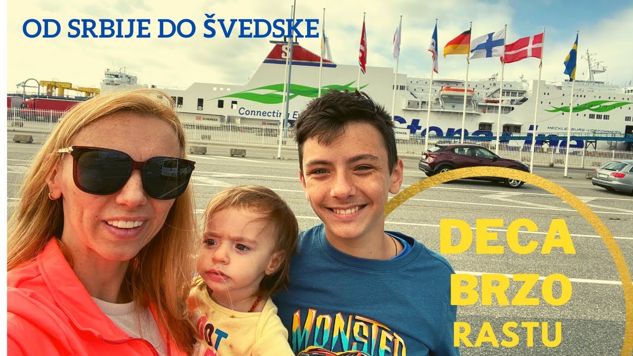 Naš put od Srbije do Švedske || Drugi deo || Nemačka,brod || DecaBrzoRastu