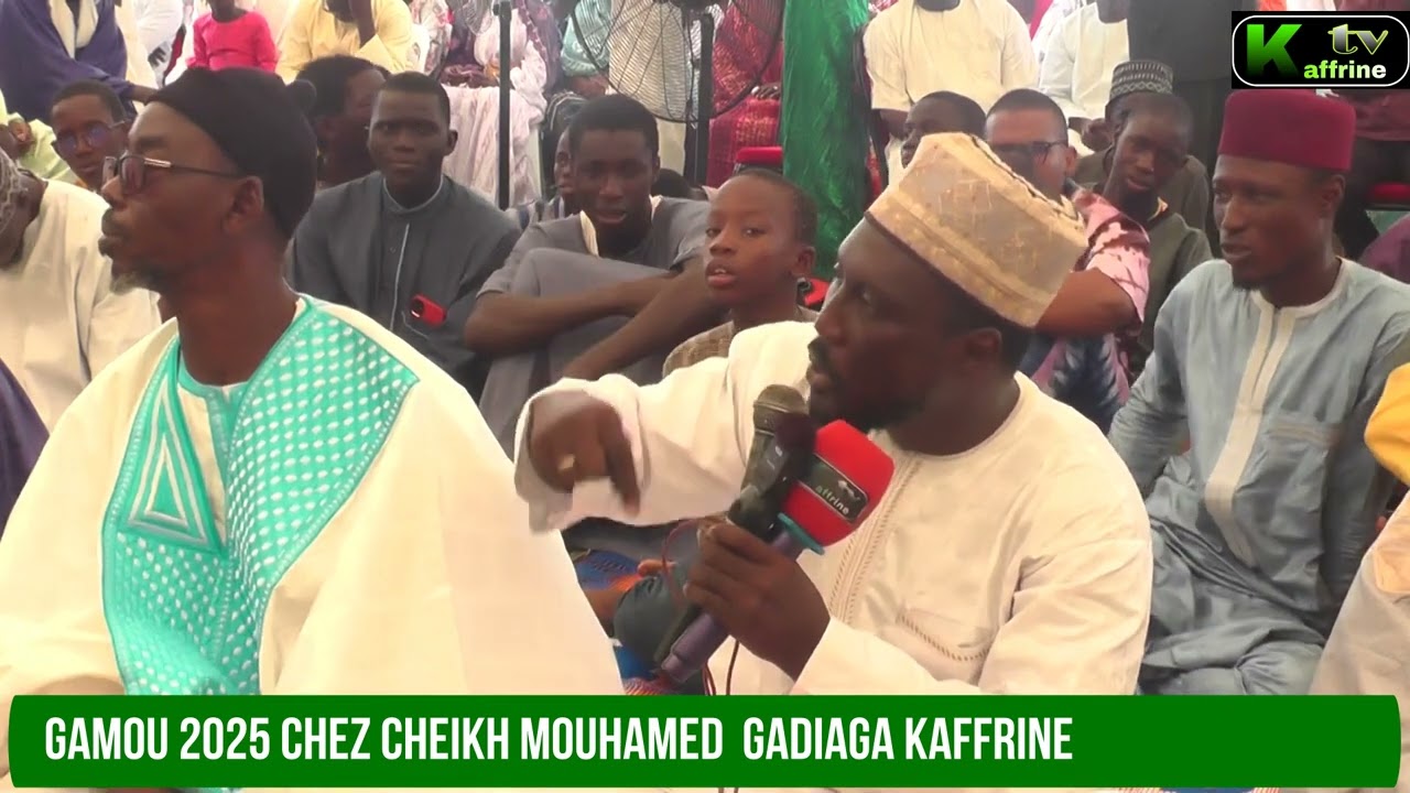 Gamou 2025 chez cheikh Mouhamed gadiaga kaffrine