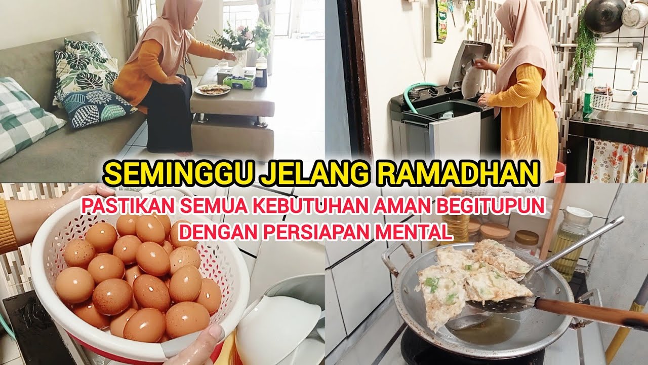 SEMINGGU JELANG RAMADHAN, PASTIKAN SEMUA KEBUTUHAN AMAN, TIDAK TERKECUALI PERSIAPAN MENTAL JUGA ‼️