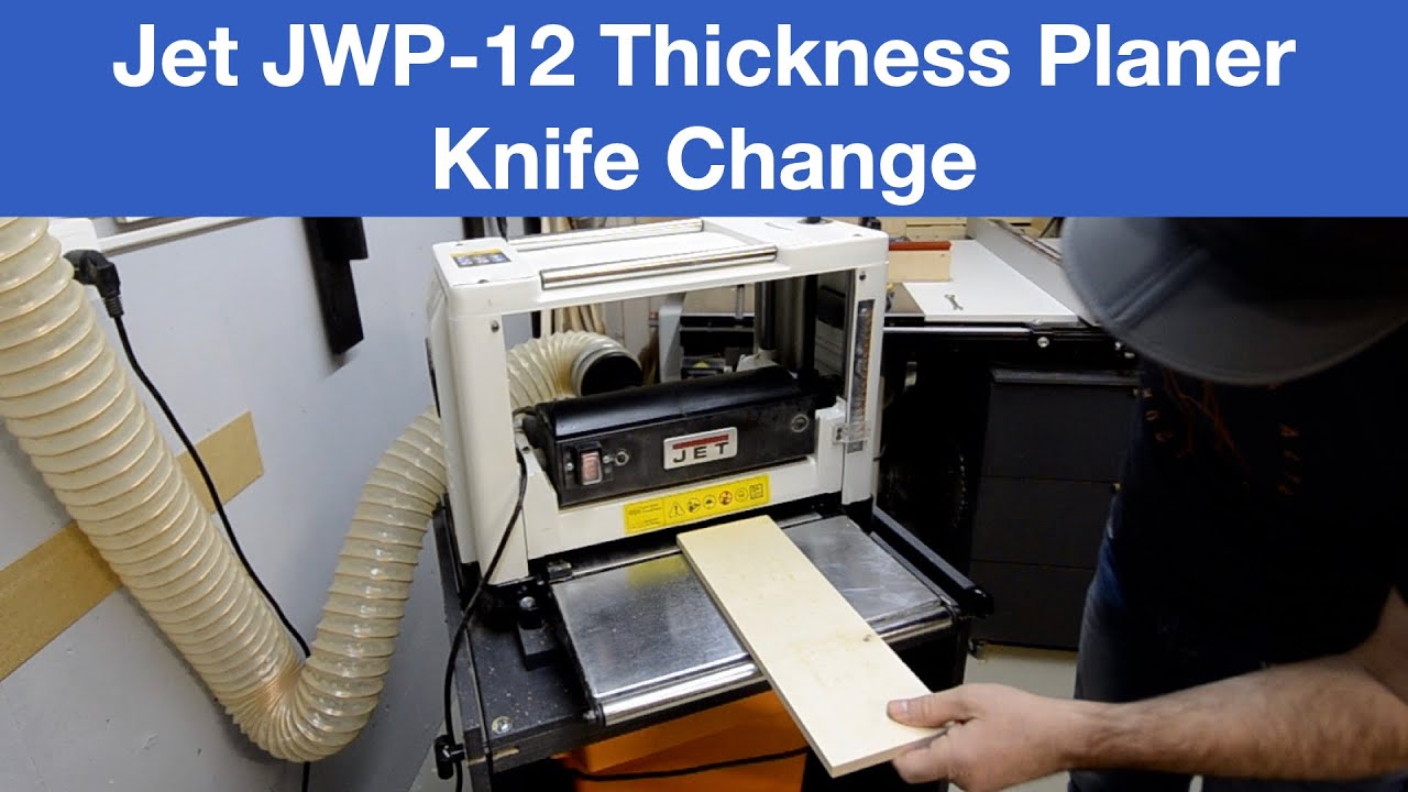 Jet JWP 12 Thickness Planer Knife Change  // Workshop updates