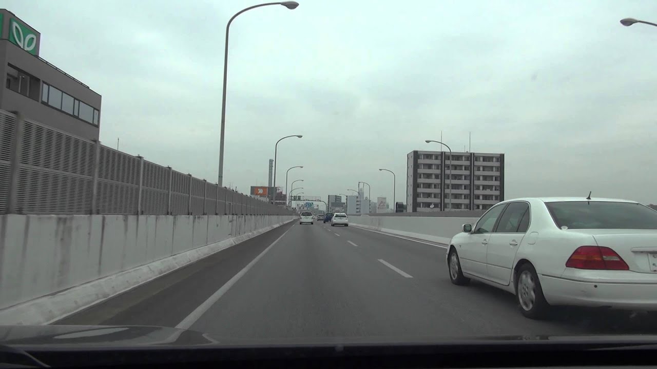 名古屋高速3号大高線 名古屋南JCT ～ 名古屋高速都心環状線 錦橋出入口 2015.3.15