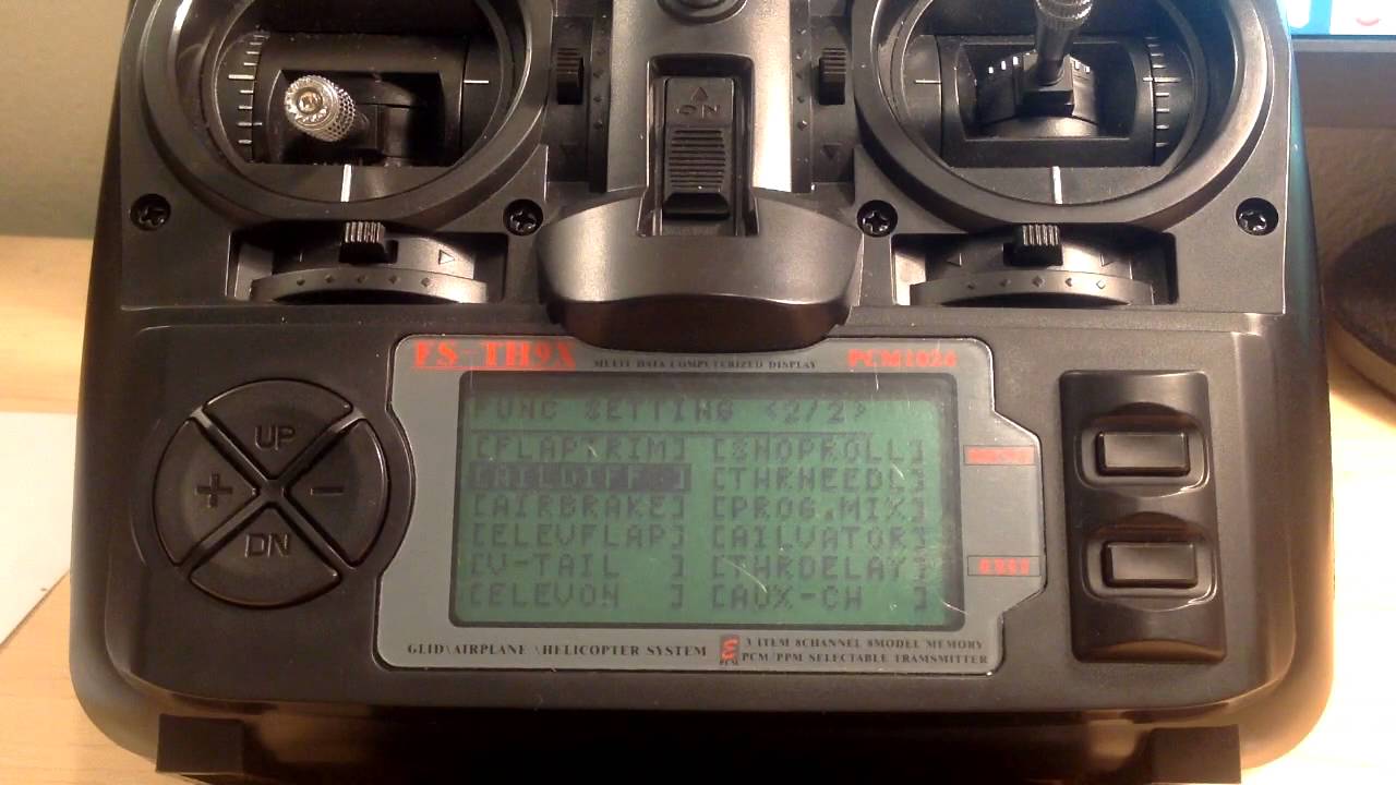 Flysky TH9X Programming and Mixing