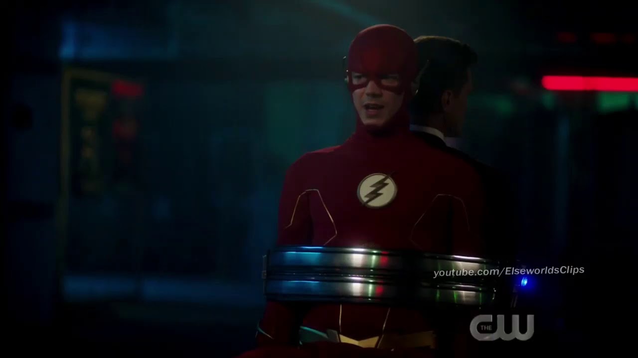 Barry and Ralph escape from Meisters Trap. The Flash 6x6 .