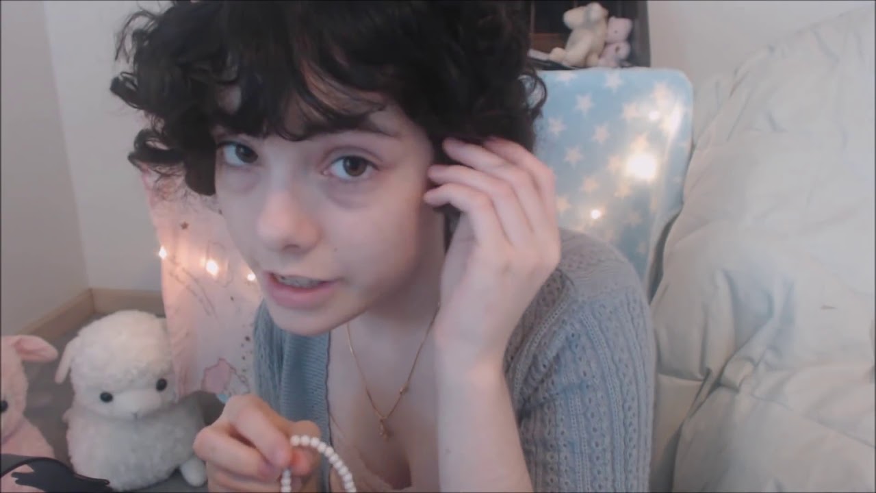 ASMR  objects in my room, my dog, pouring water