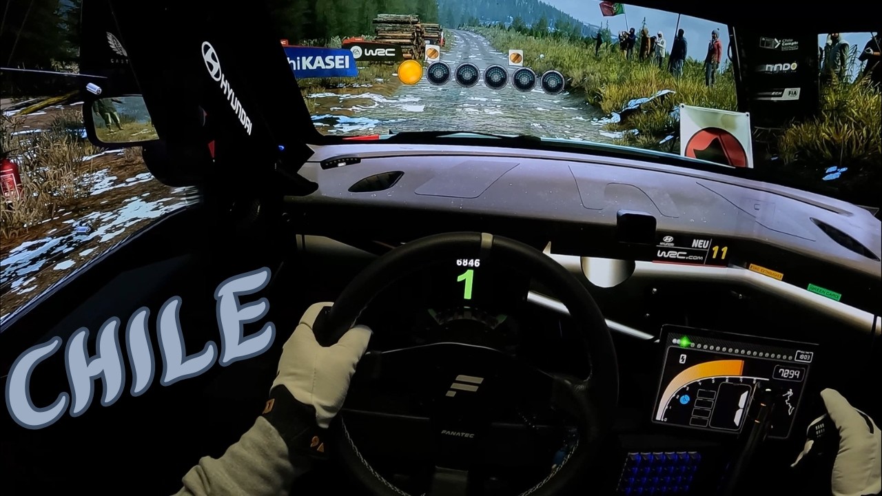Зимние условия в Чили просто потрясающие | WRC 24 #codemasters #wrc24