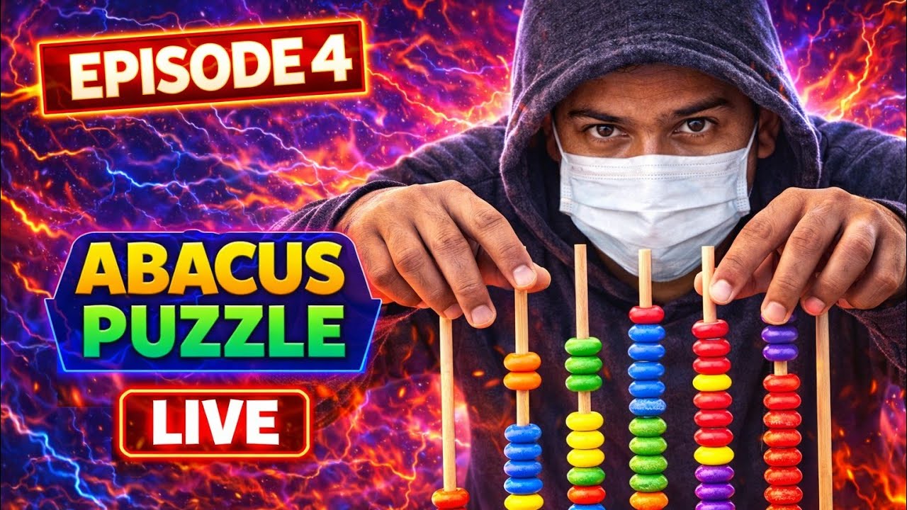 Live 🛑 Puzzle 🧩 Game | Abacus 🧮 Show time