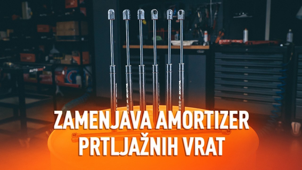 Kako zamenjati amortizer prtljažnih vrat [VIDEO VODNIK AUTODOC]