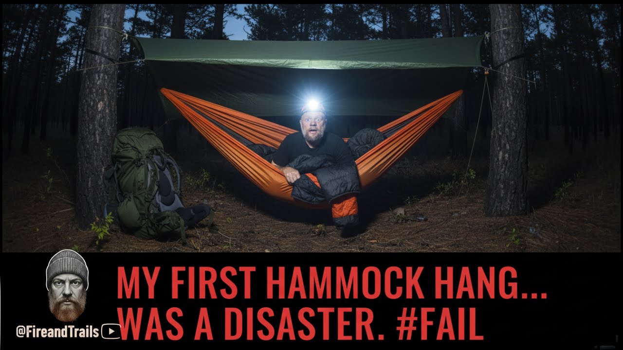 When the Pines Whisper Failure 🤯 - 8-Mile Hike on the Batona Trail and Hammock Camp Fail