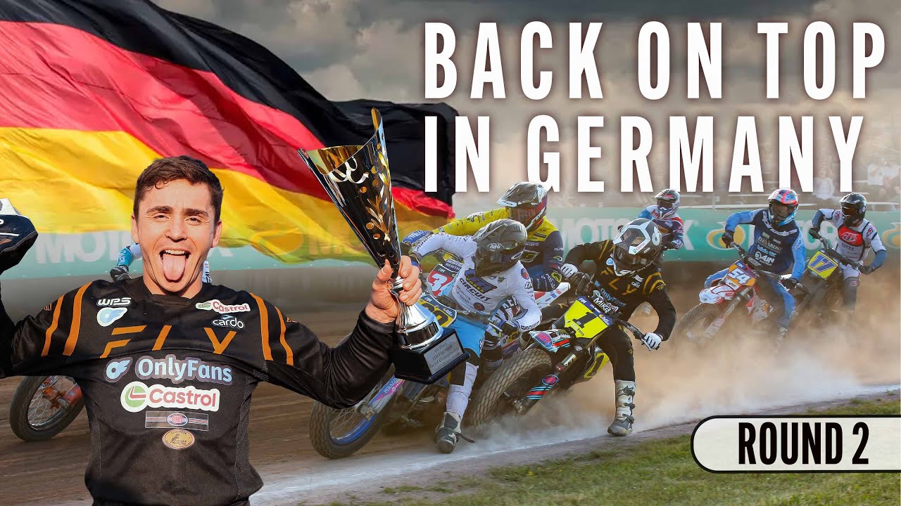 Winning in Germany - FIM Flat Track World Championship