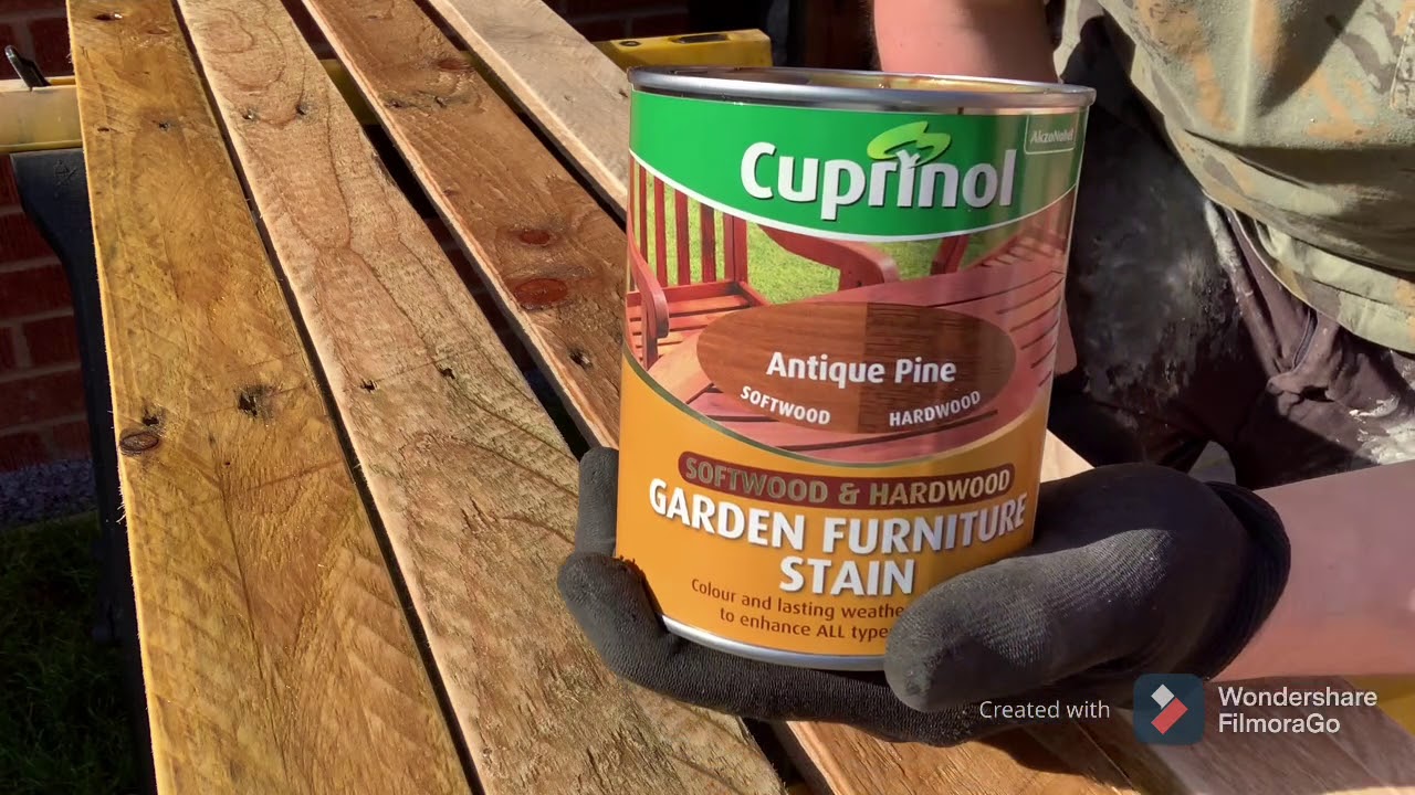 Treating pallet wood