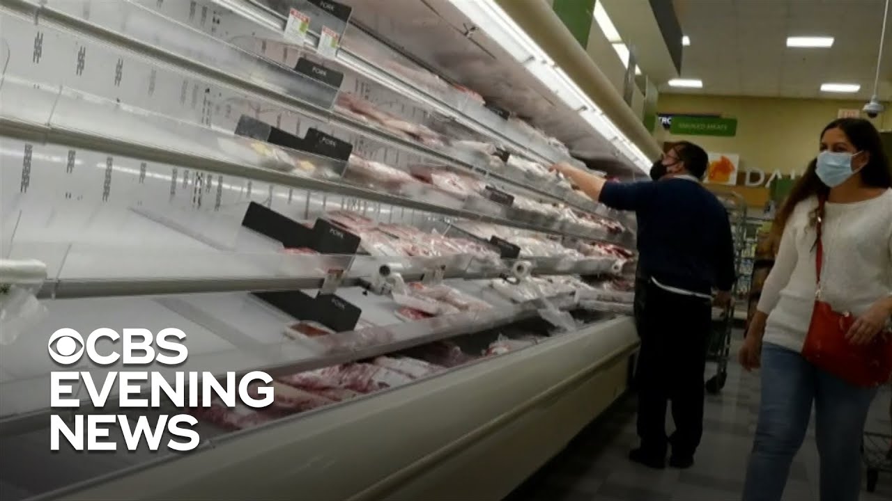 Supply shortages plague grocery stores nationwide
