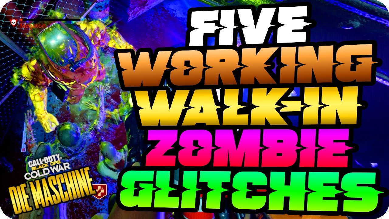 Cold War Zombie Glitches: 5 WORKING WALK-IN ZOMBIE GLITCHES 