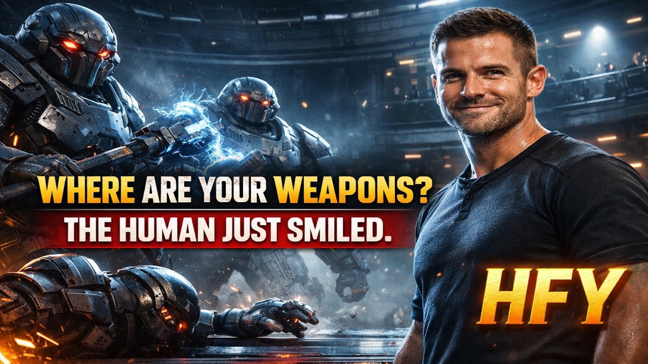 “Where Are Your Weapons” The Aliens Asked—The Human Just Smiled | HFY