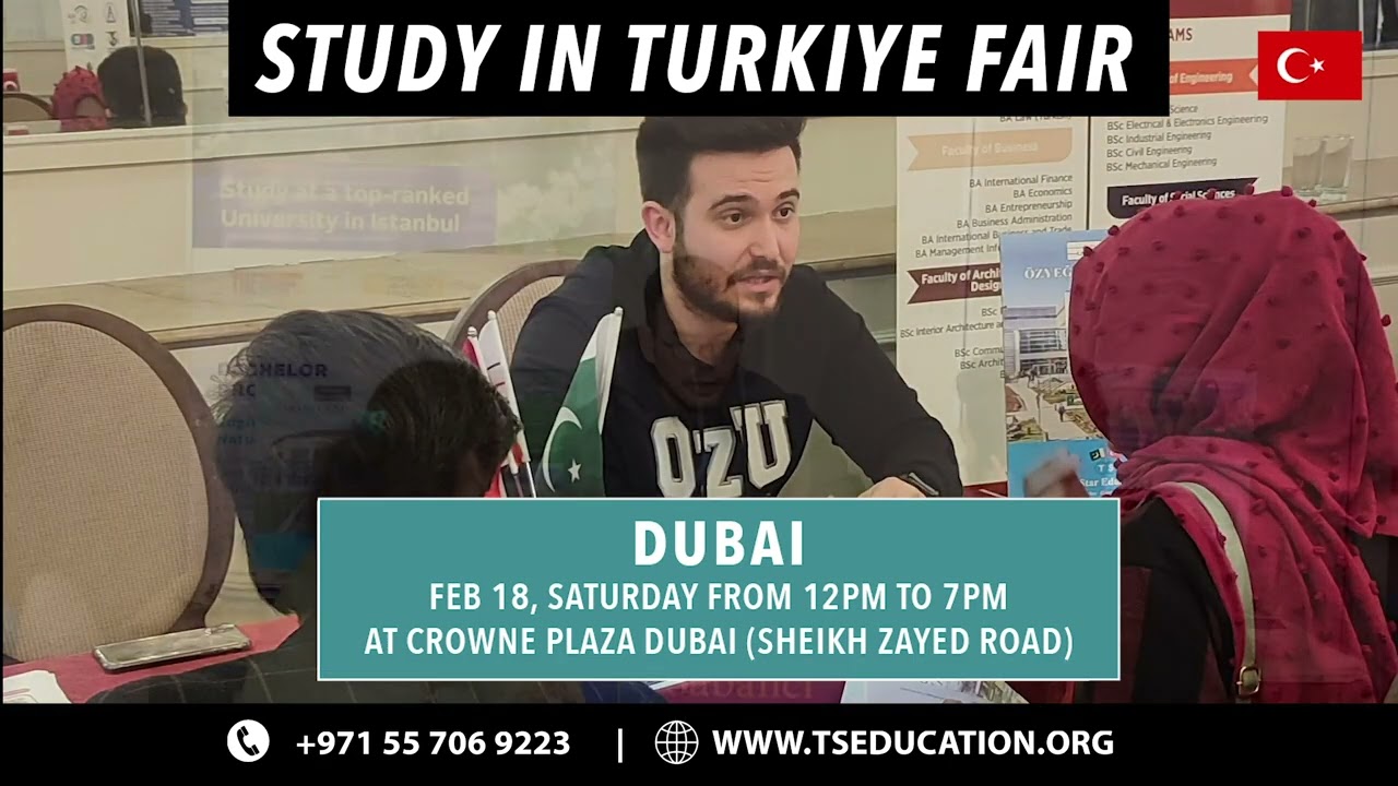 Study In Turkiye Fair 2023 - Dubai
