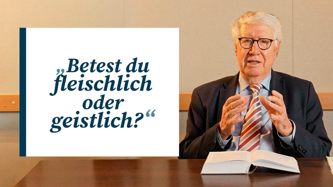 Der Geist des Gebets | Andacht von Wolfgang Wegert