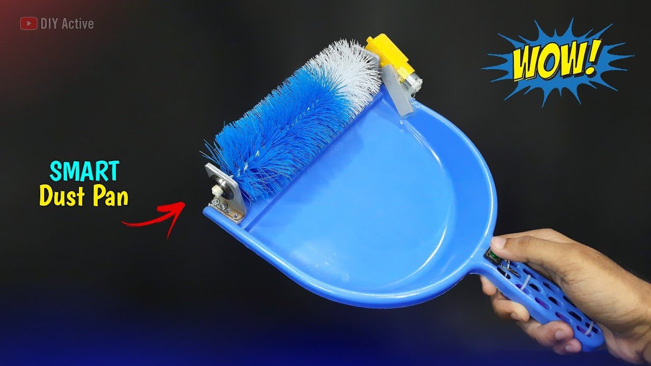 🤩 Awesome Idea Using Dust Pan ।। DIY Automatic Dust Pan - DIY Active