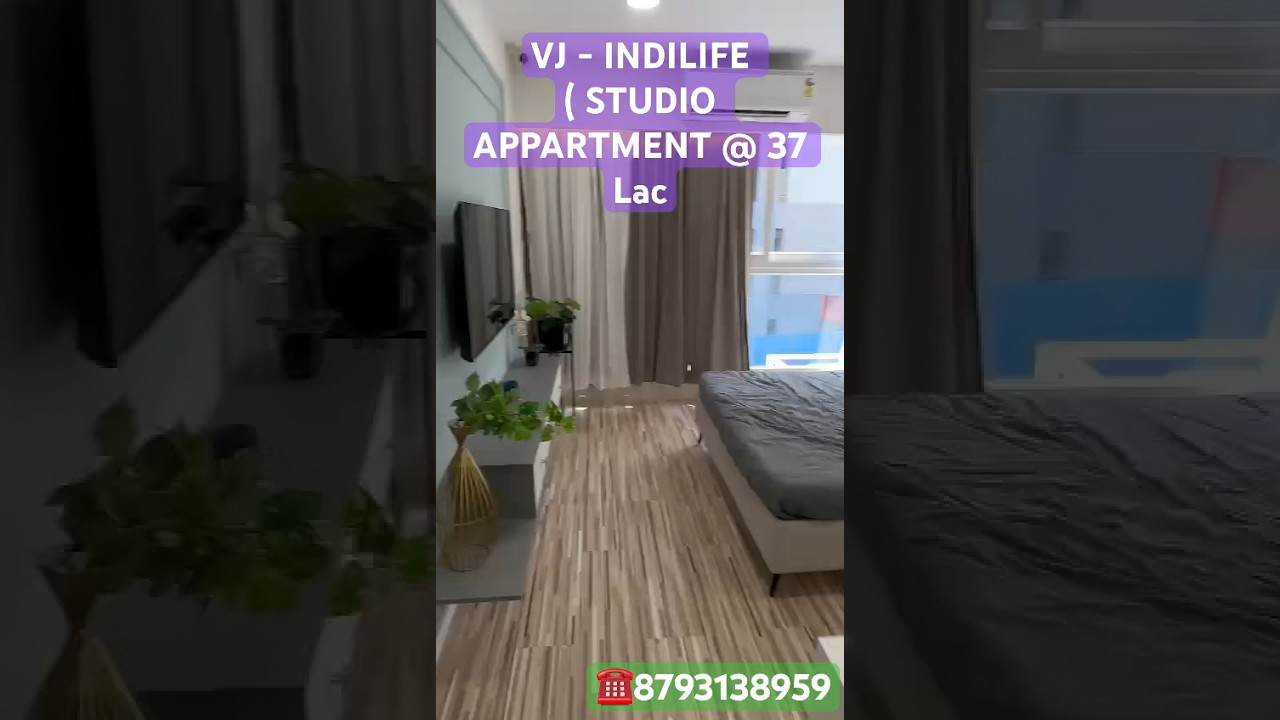 VJ Studio Appartment @ vj Indilife - Pune #realestateinvesting #puneproperty