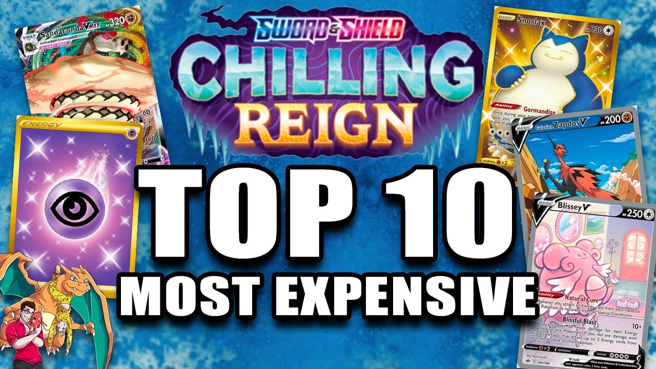 Chilling Reign Top 10 - Most Expensive Pokemon TCG Cards