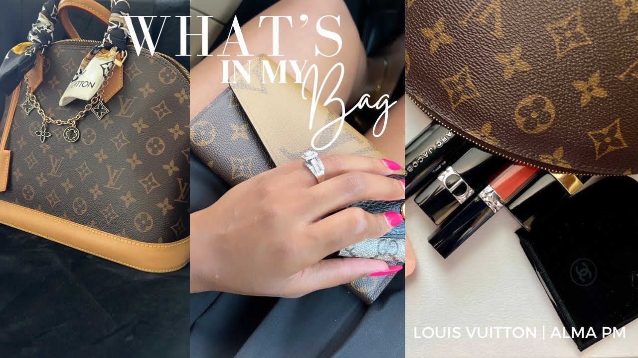 ЧТО В МОЕЙ СУМКЕ | LOUIS VUITTON MONOGRAM ALMA PM + МЕЛКИЕ ИЗДЕЛИЯ ИЗ КОЖИ | РОСКОШНАЯ КОЛЛЕКЦИЯ ...