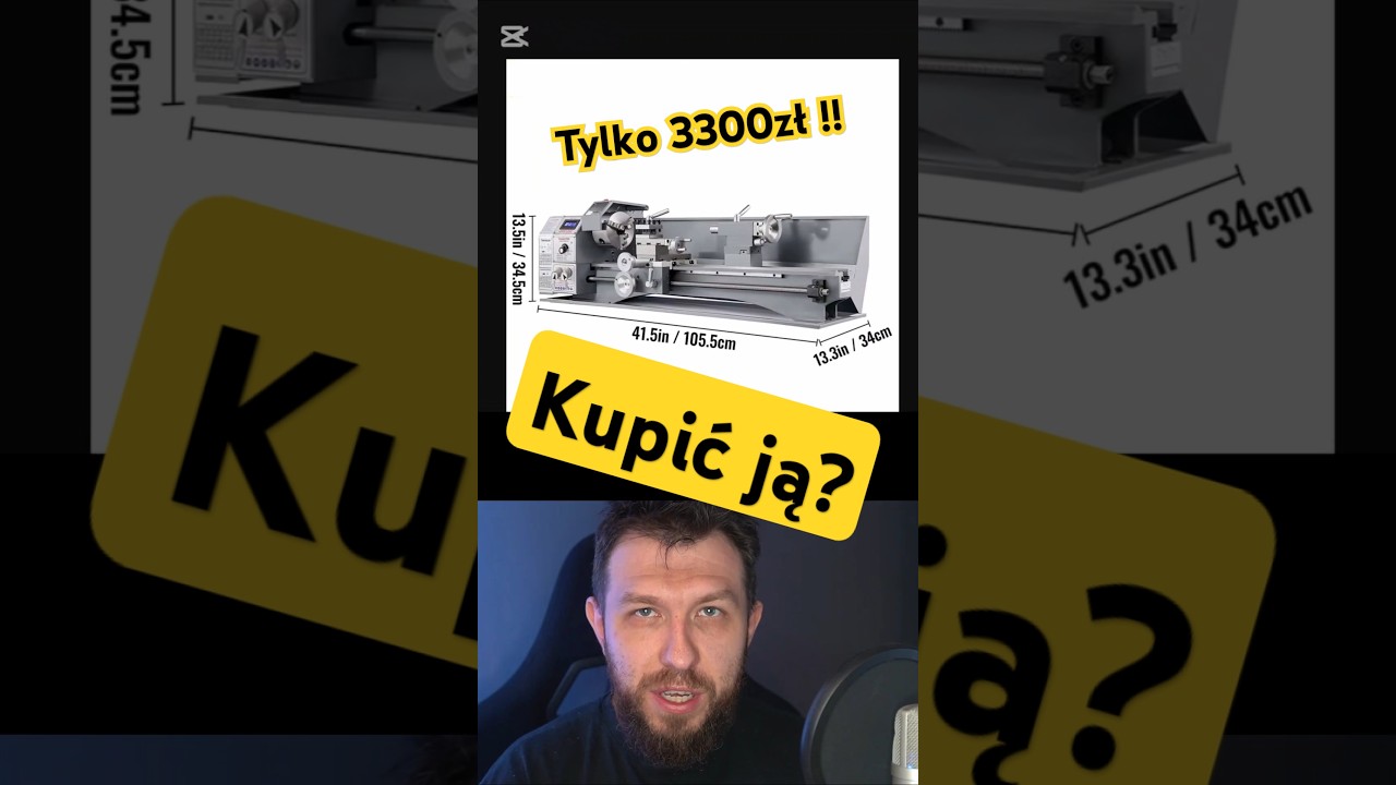Tania TOKARKA z wieloma atutami Alternatywa dla Tytan 350 - Vevor 220x600mm YS-2260A