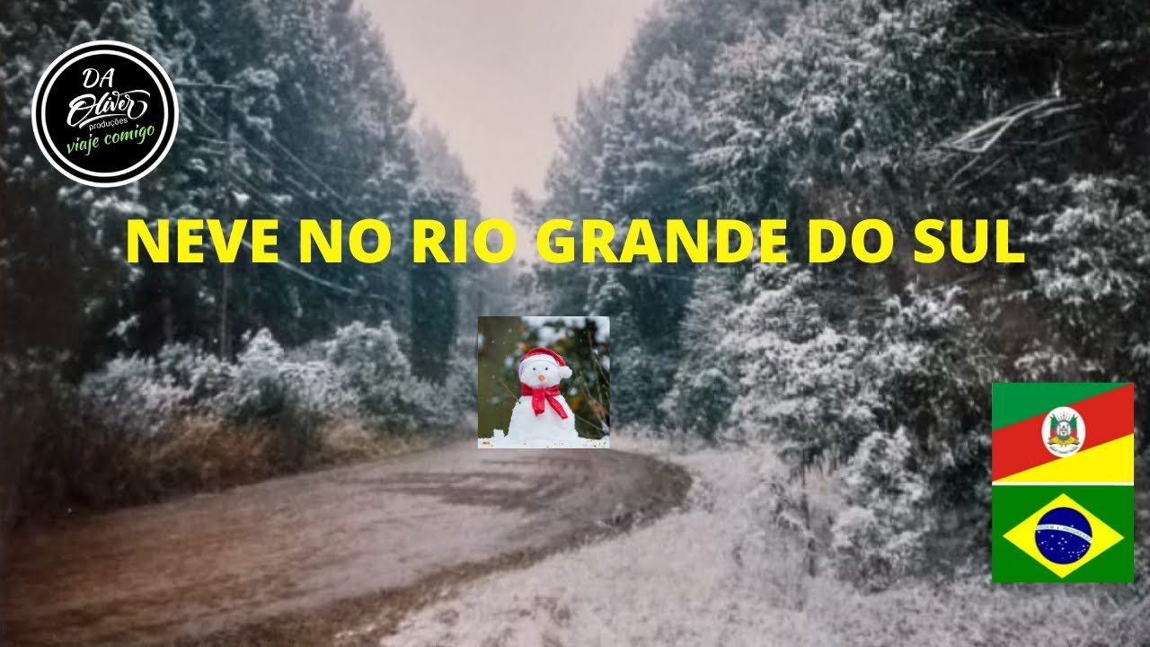 Neve no Rio Grande do Sul - Brasil