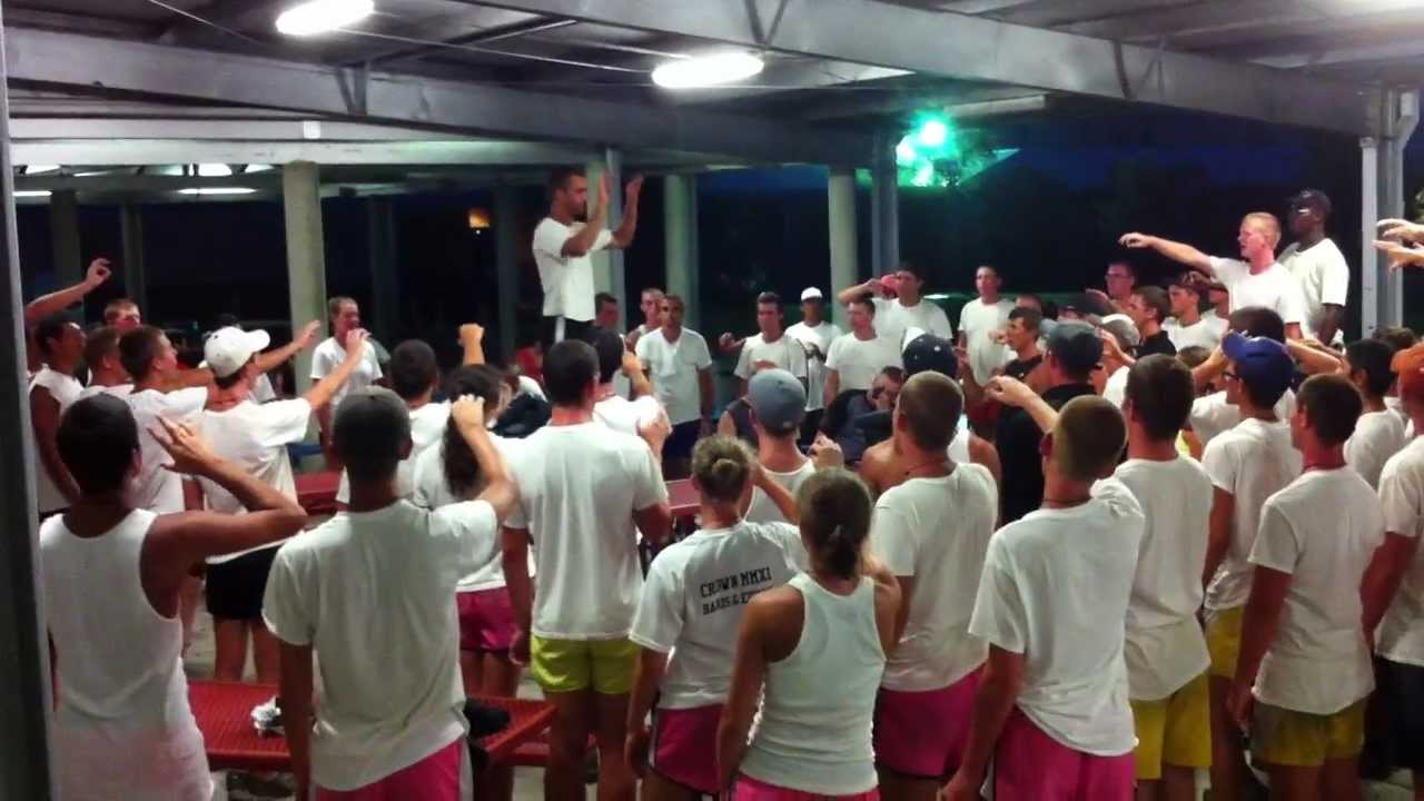2012 Carolina Crown Hornline 06/22/12 - Orlando Rehearsal - Singing Run of Fanfare