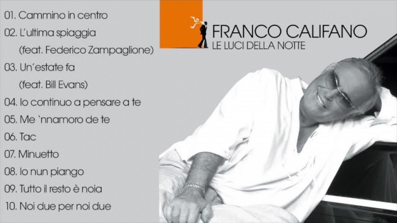 Franco Califano - Le luci della notte (Full Album) Il meglio della musica Italiana