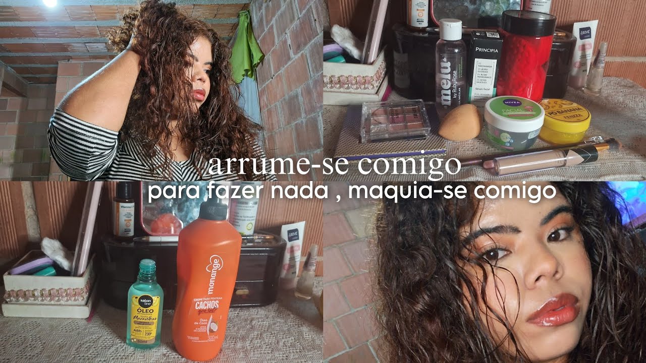 Arrume-se comigo para fazer nada 💗 rotina real de autocuidado