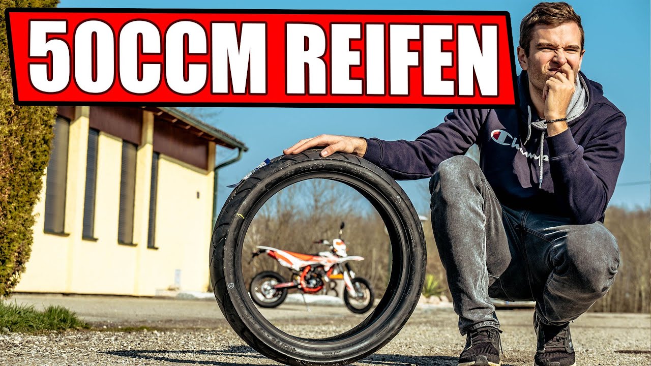 50CCM MOPED REIFEN WARMFAHREN & EINFAHREN?