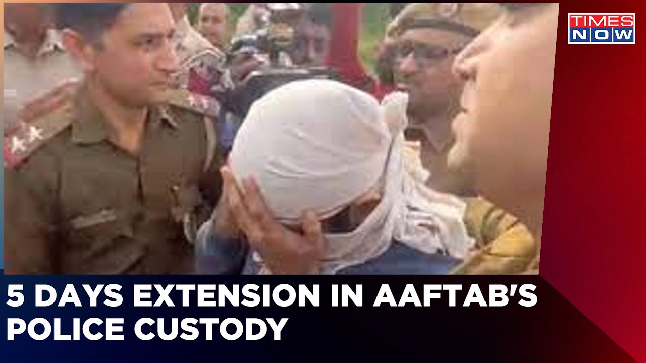 Delhi Court Extends Aaftab's Police Custody For Five Days | Big Relief For Delhi Police | Times Now