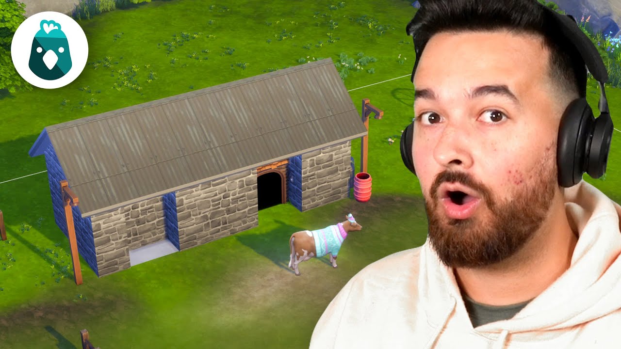 I am creating a custom animal shed! The Sims 4 Cottage Living (Part 19)